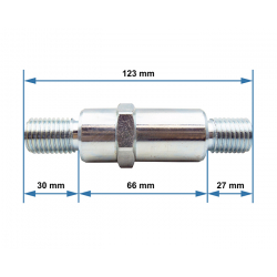 3014044H Svornjak s podmazivanjem 30x123 mm Zepro